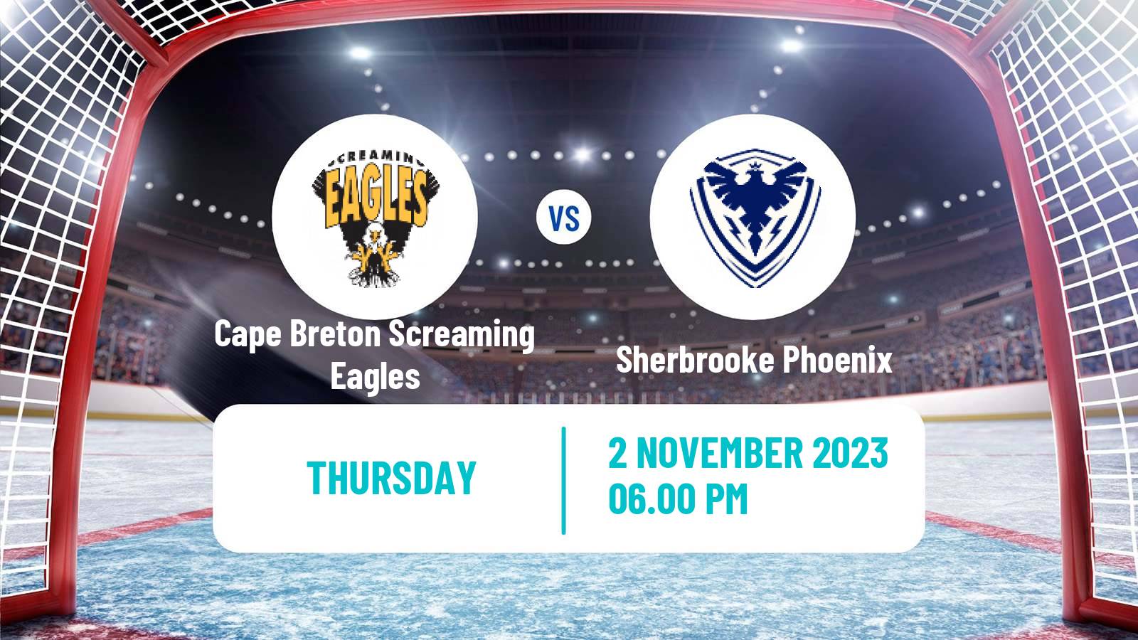 Hockey QMJHL Cape Breton Screaming Eagles - Sherbrooke Phoenix