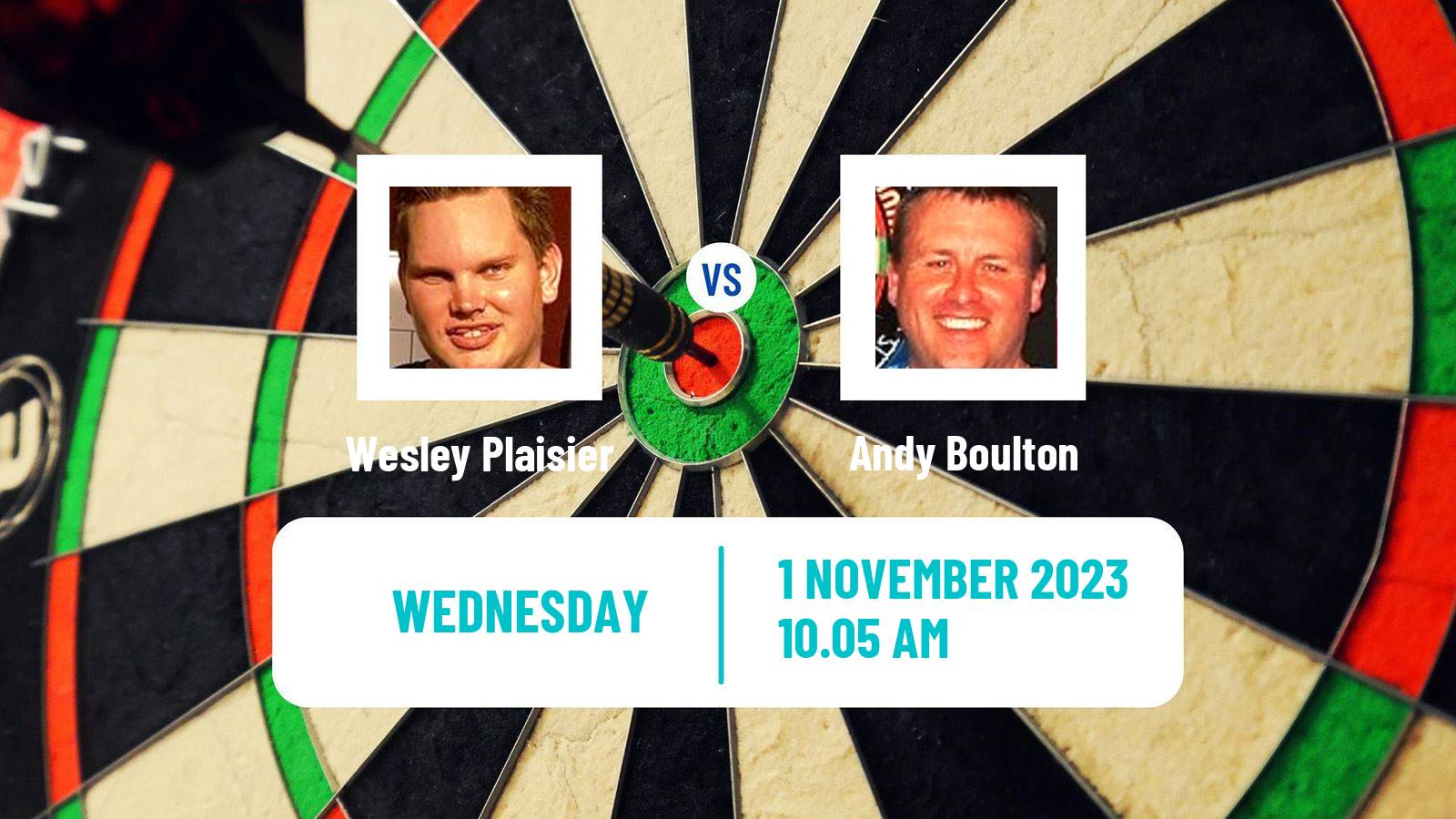 Darts Players Championship 29 Wesley Plaisier - Andy Boulton