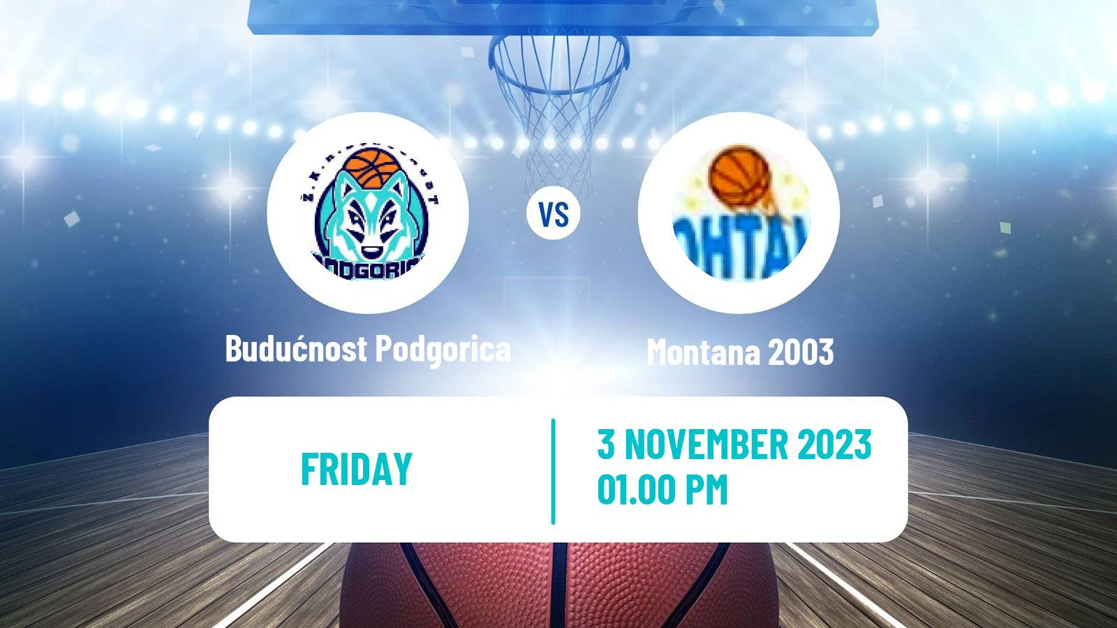 Basketball WABA League Budućnost Podgorica - Montana 2003