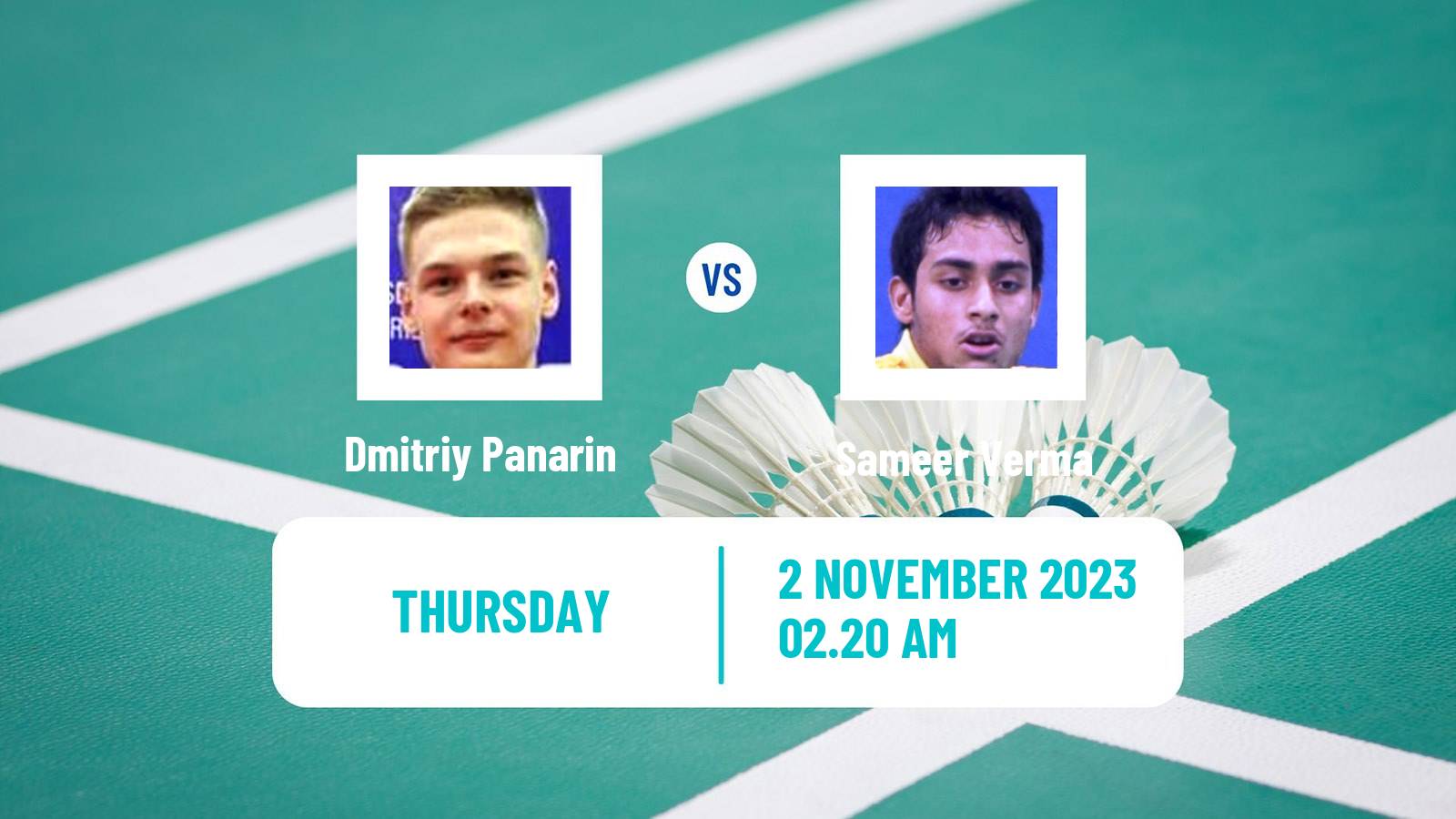 Badminton BWF World Tour Kl Masters Malaysia Super 100 Men Dmitriy Panarin - Sameer Verma