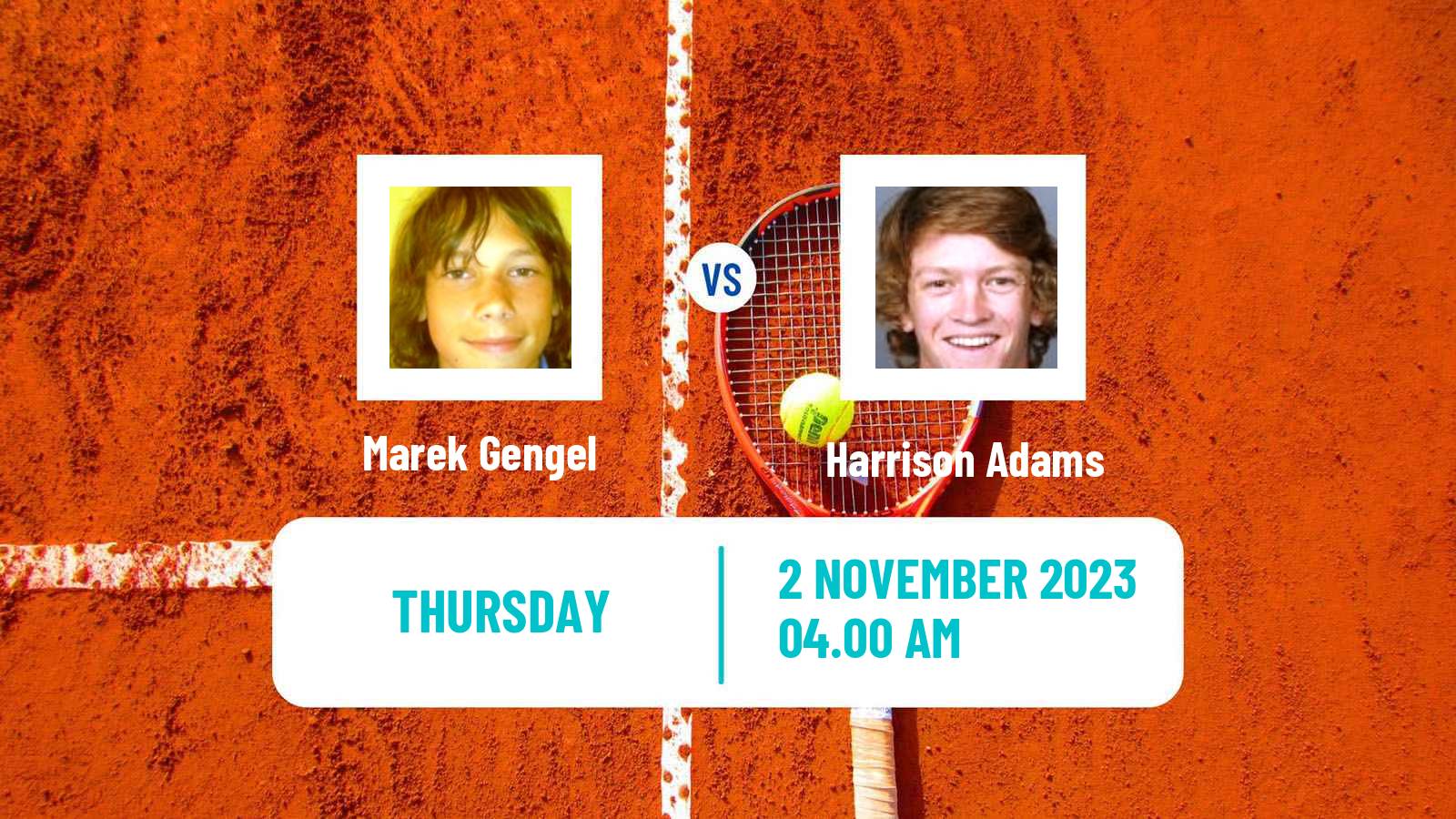 Tennis ITF M25 Sharm Elsheikh 4 Men Marek Gengel - Harrison Adams
