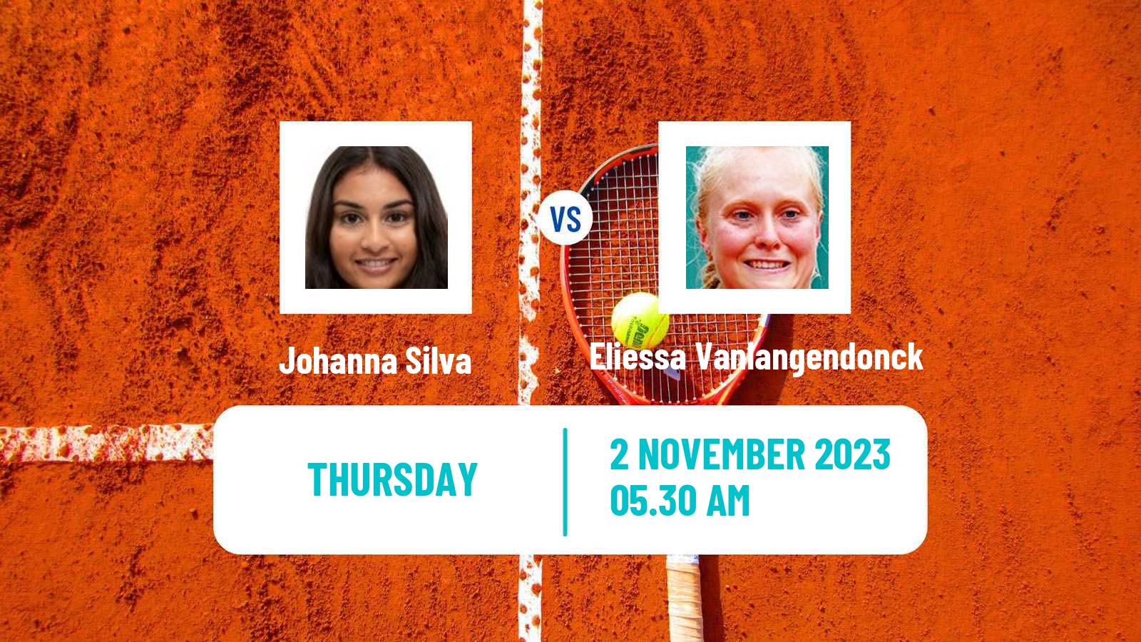 Tennis ITF W25 Monastir 4 Women Johanna Silva - Eliessa Vanlangendonck
