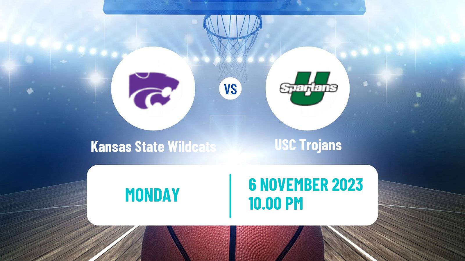 Basketball NCAA College Basketball Kansas State Wildcats - USC Trojans