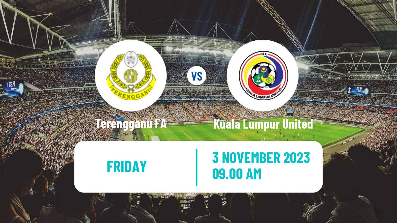 Soccer Malaysian Cup Terengganu FA - Kuala Lumpur United