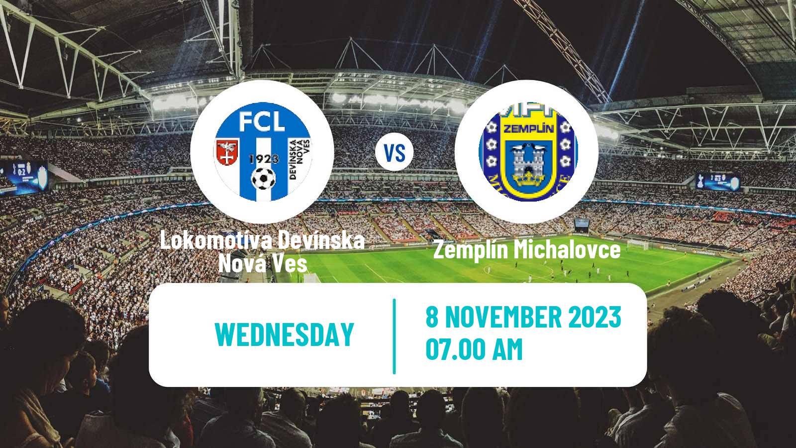 Soccer Slovak Cup Lokomotíva Devínska Nová Ves - Zemplín Michalovce