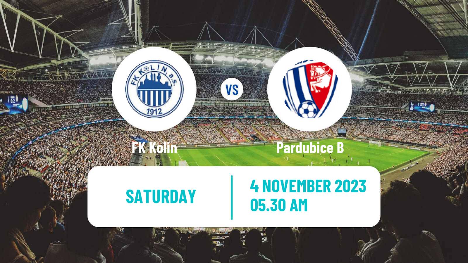 Soccer Czech CFL Group B Kolin - Pardubice B