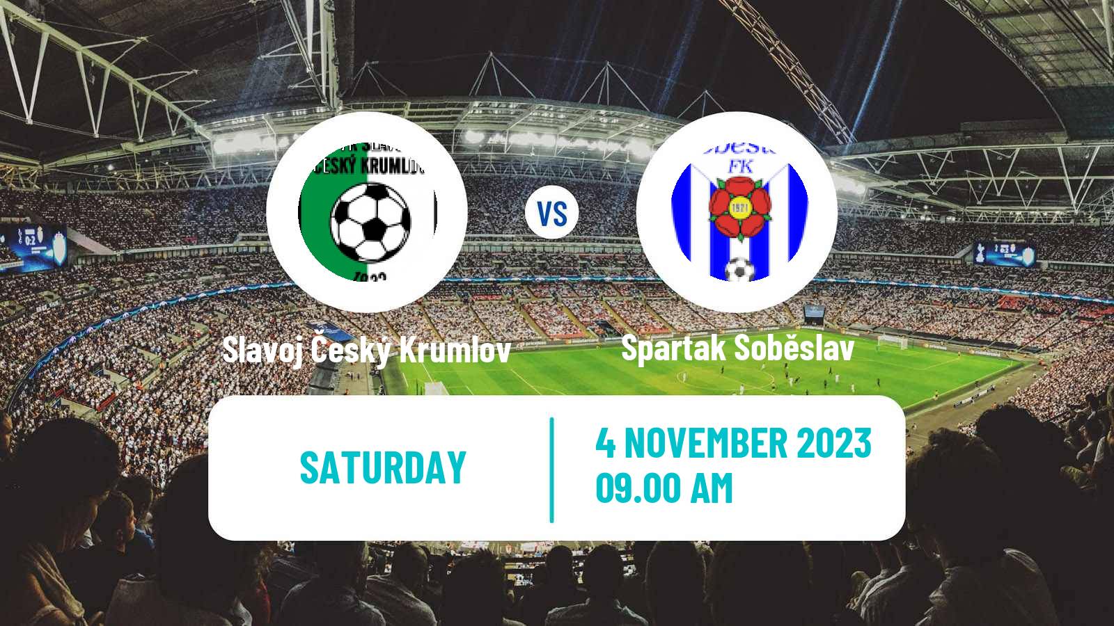 Soccer Czech Division A Slavoj Český Krumlov - Spartak Soběslav