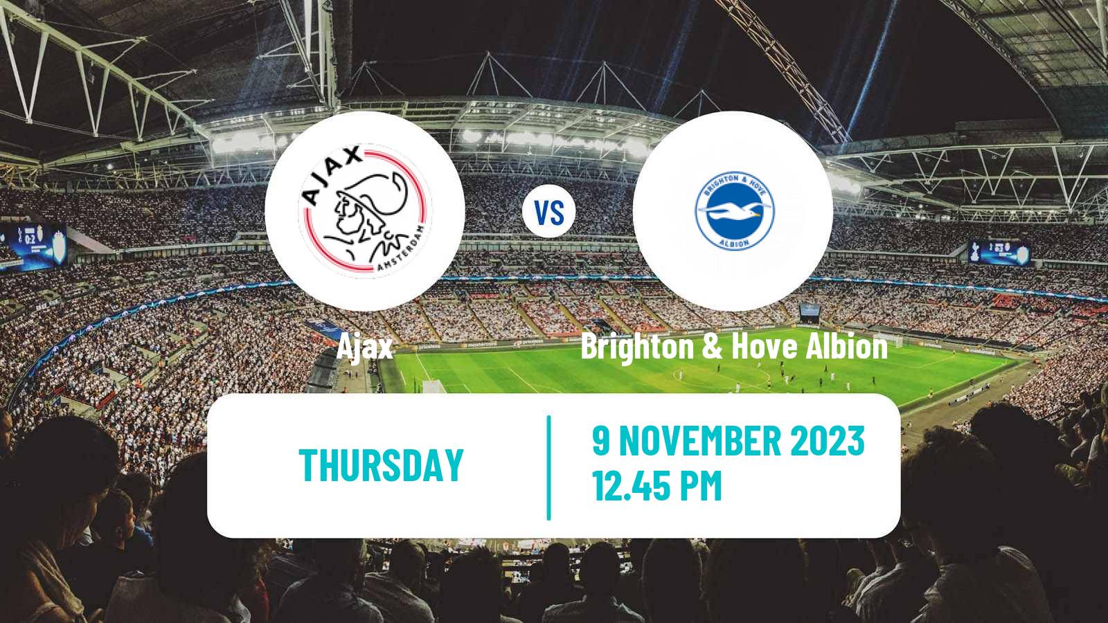 Soccer UEFA Europa League Ajax - Brighton & Hove Albion