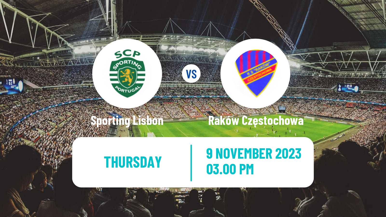 Soccer UEFA Europa League Sporting Lisbon - Raków Częstochowa