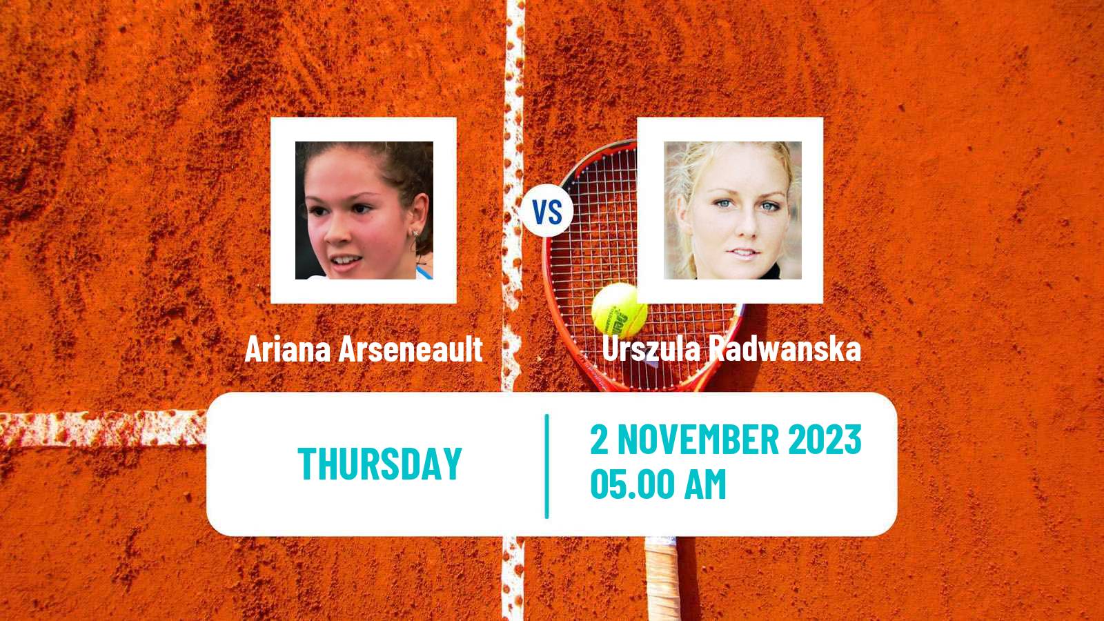 Tennis ITF W25 Edmonton Women Ariana Arseneault - Urszula Radwanska