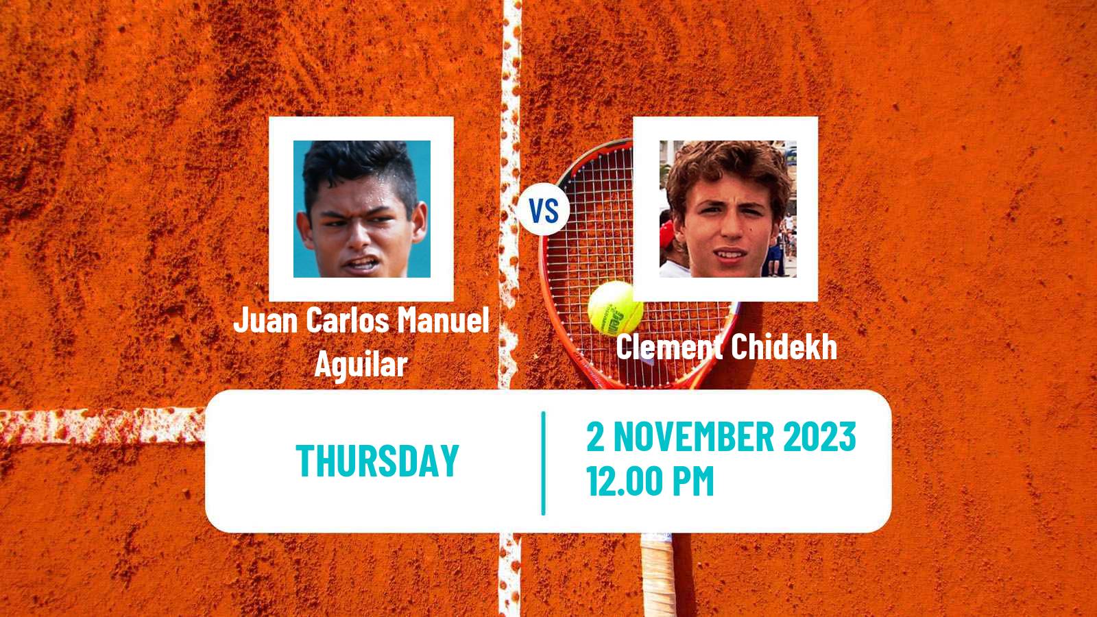 Tennis ITF M25 Edmonton Men Juan Carlos Manuel Aguilar - Clement Chidekh