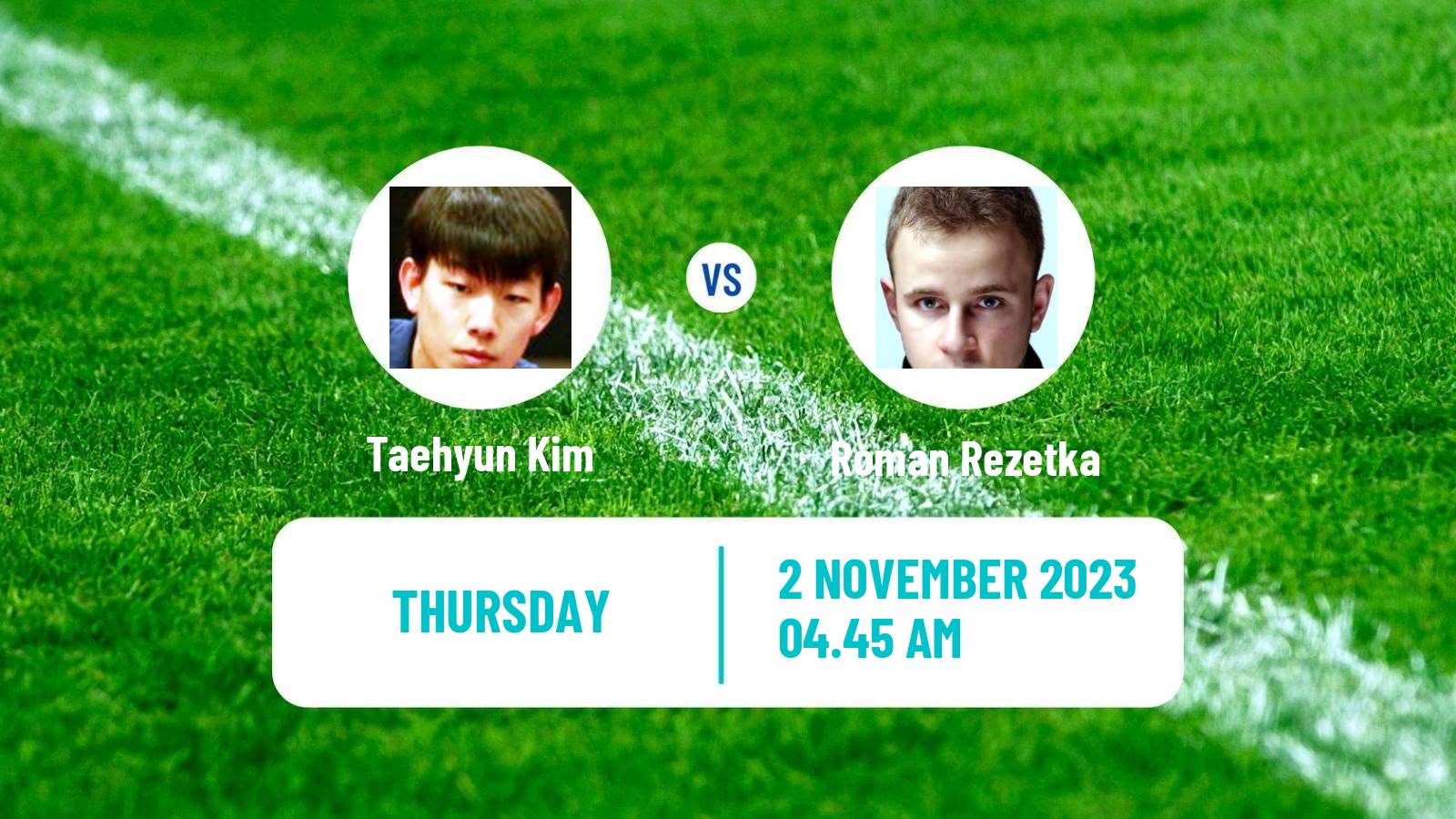 Table tennis Tt Star Series Men Taehyun Kim - Roman Rezetka
