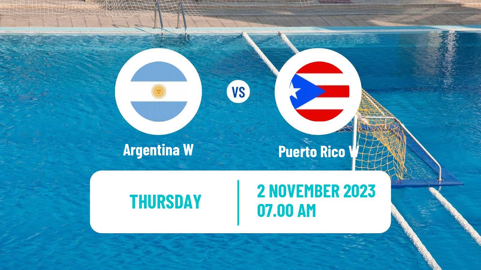 Water polo Pan American Games Water Polo Women Argentina W - Puerto Rico W