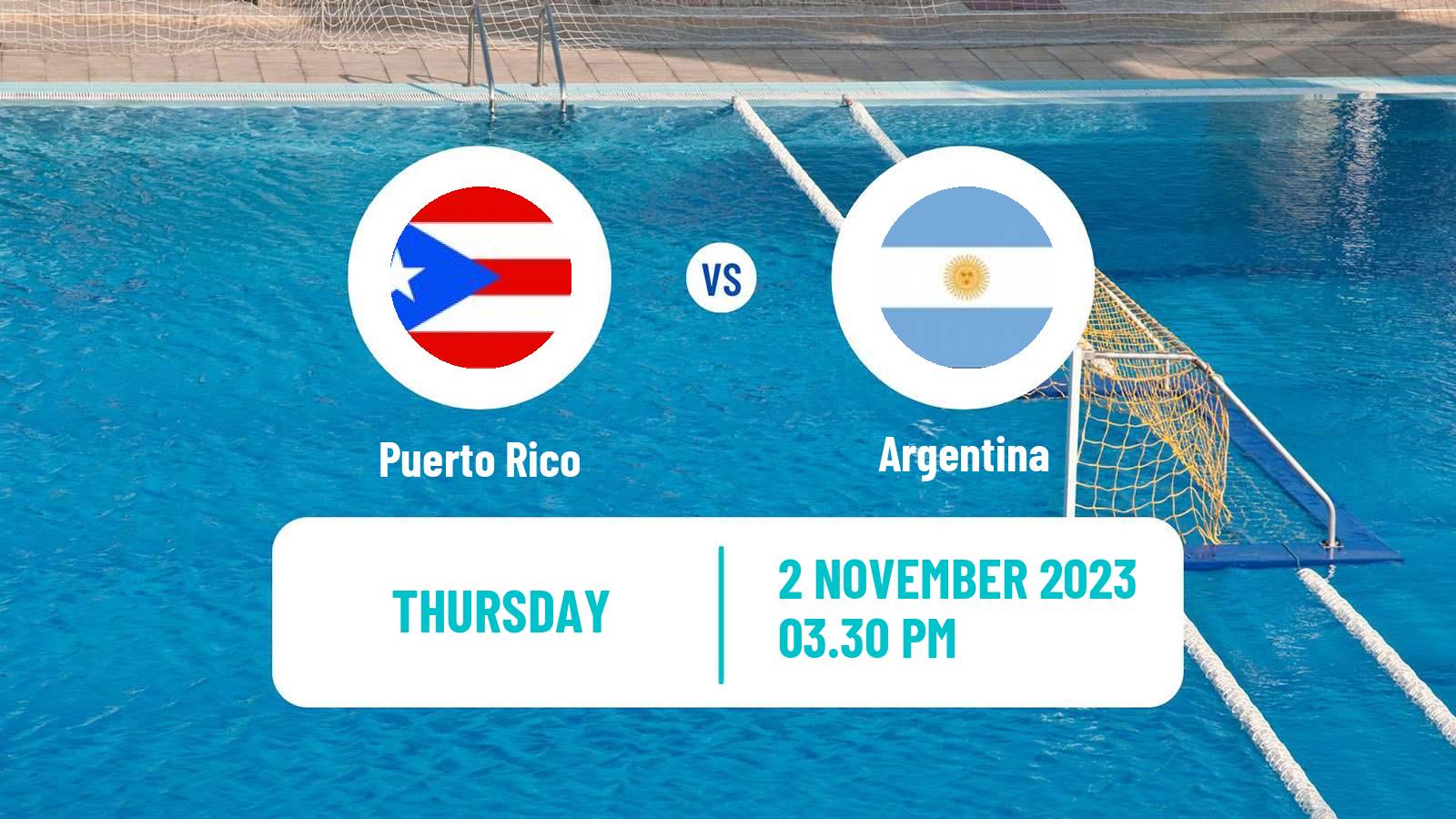 Water polo Pan American Games Water Polo Puerto Rico - Argentina