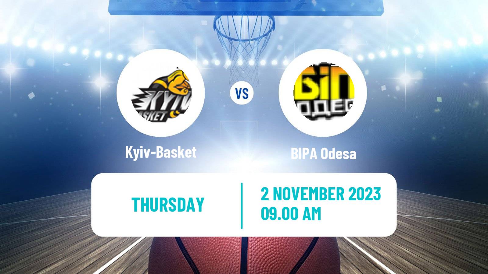 Basketball Ukrainian FBU Super League Kyiv-Basket - BIPA Odesa