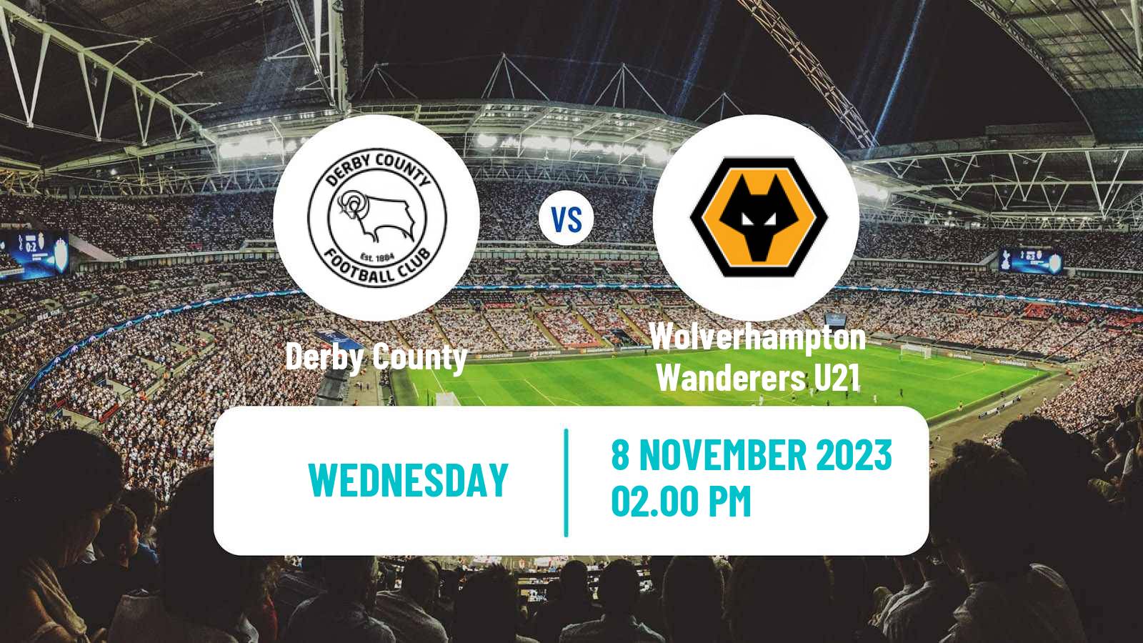 Soccer English EFL Trophy Derby County - Wolverhampton Wanderers U21