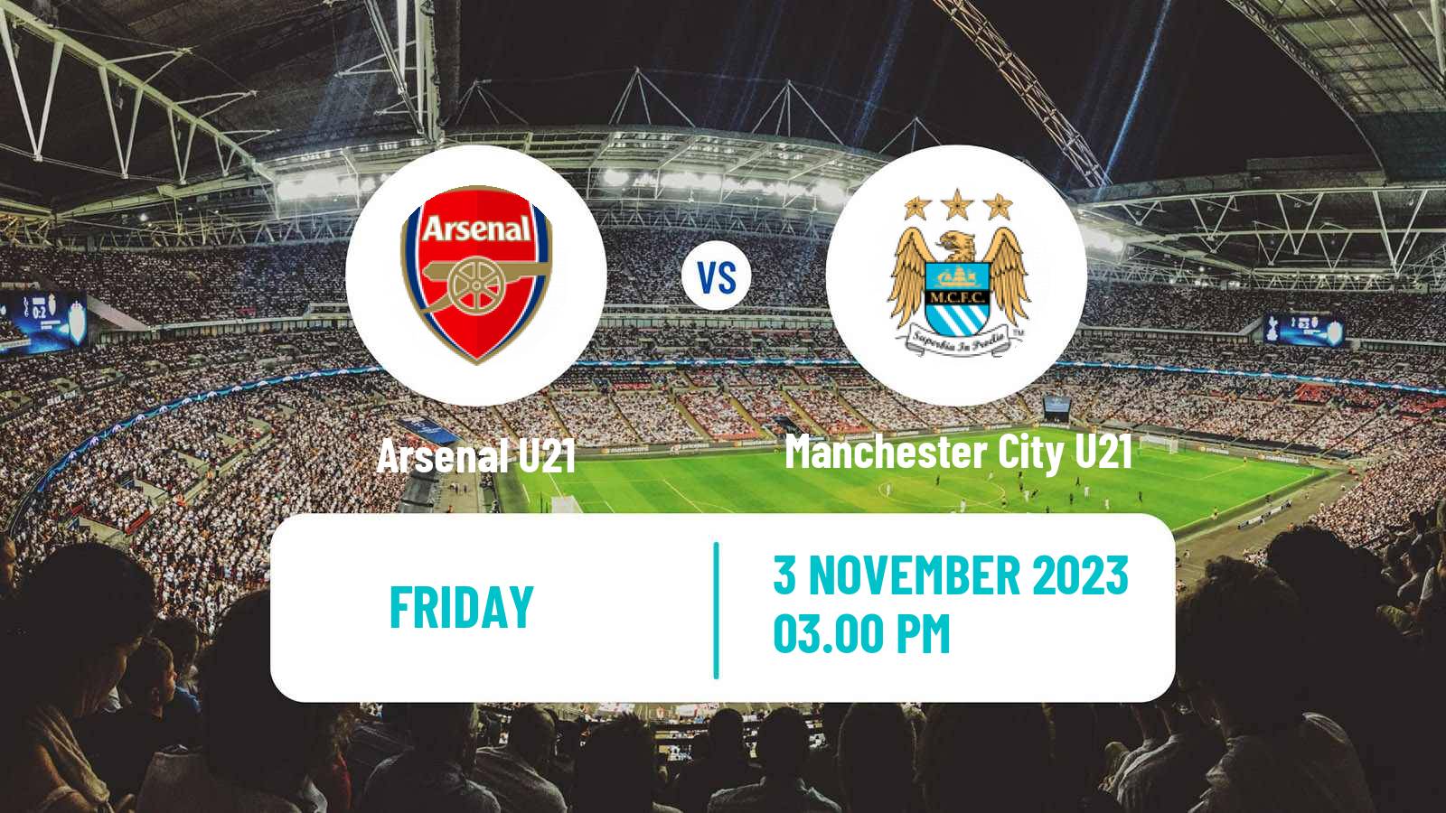 Soccer English Premier League 2 Arsenal U21 - Manchester City U21