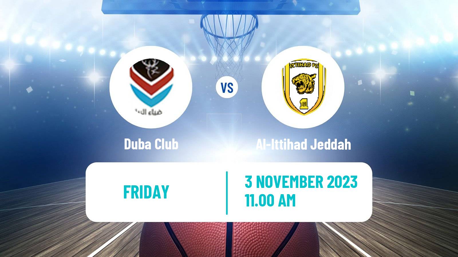 Basketball Saudi Premier League Basketball Duba - Al-Ittihad Jeddah