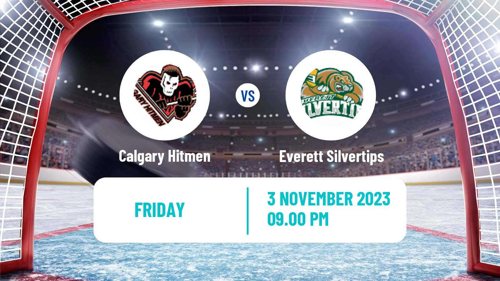 Hockey WHL Calgary Hitmen - Everett Silvertips