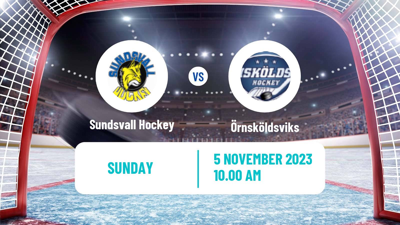 Hockey Swedish HockeyEttan Norra Sundsvall Hockey - Örnsköldsviks