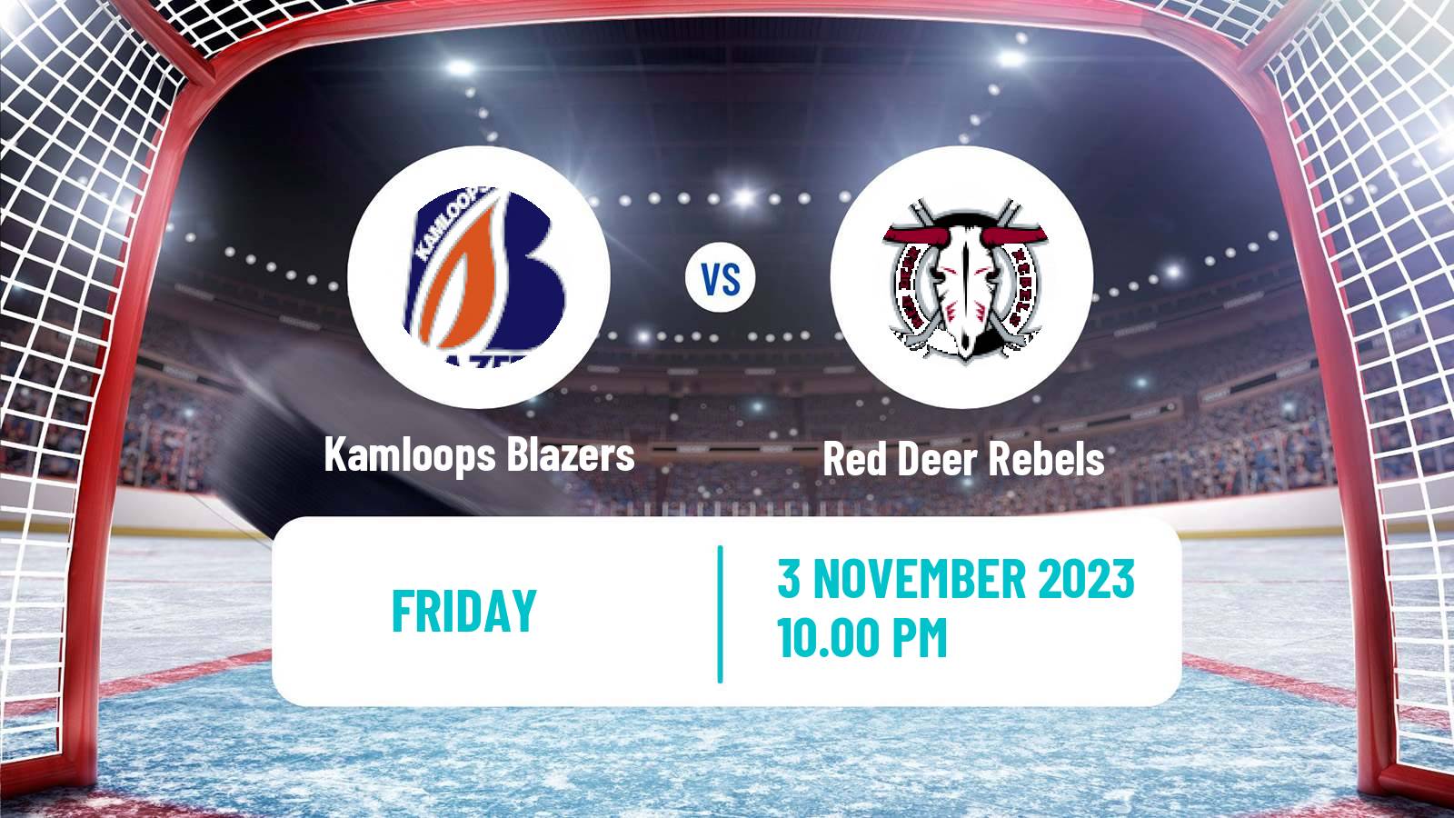 Hockey WHL Kamloops Blazers - Red Deer Rebels