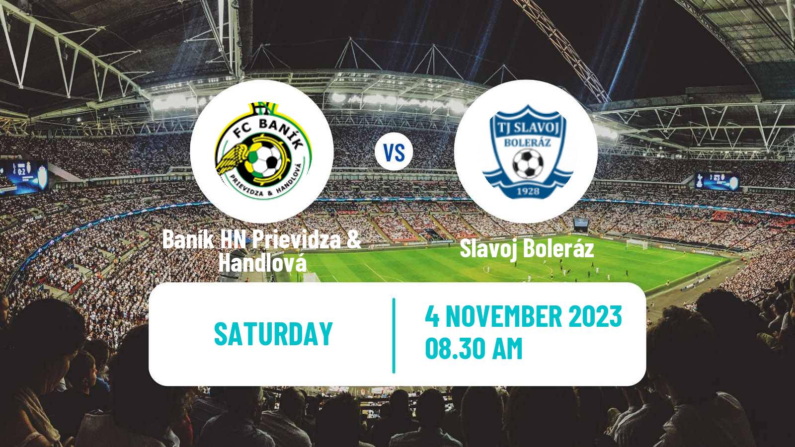 Soccer Slovak 4 Liga West Baník HN Prievidza & Handlová - Slavoj Boleráz