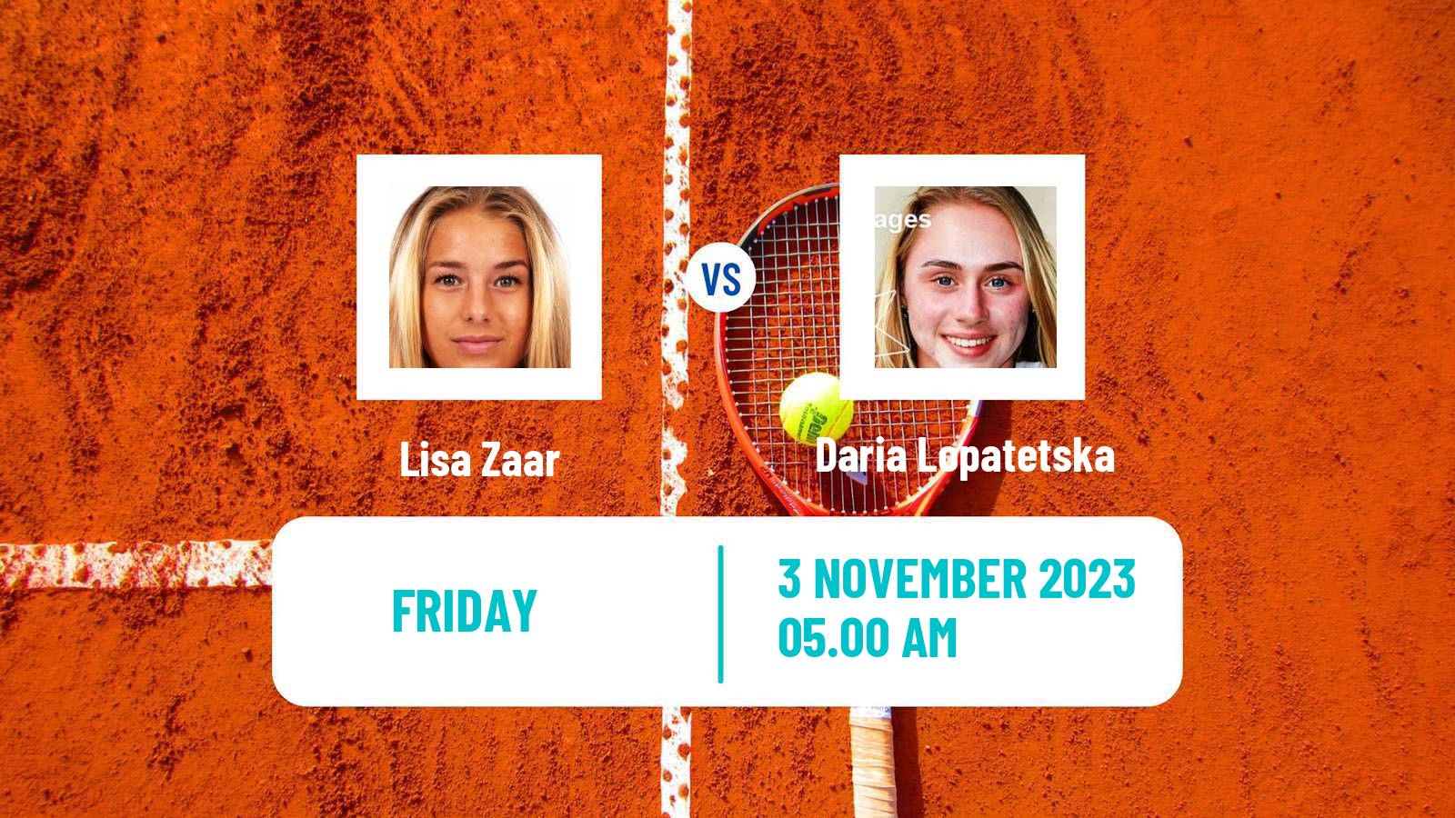Tennis ITF W15 Nasbypark Women Lisa Zaar - Daria Lopatetska