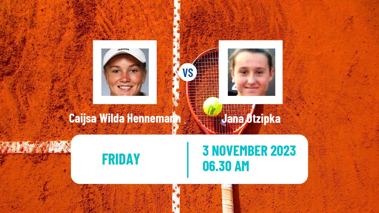 Tennis ITF W15 Nasbypark Women Caijsa Wilda Hennemann - Jana Otzipka