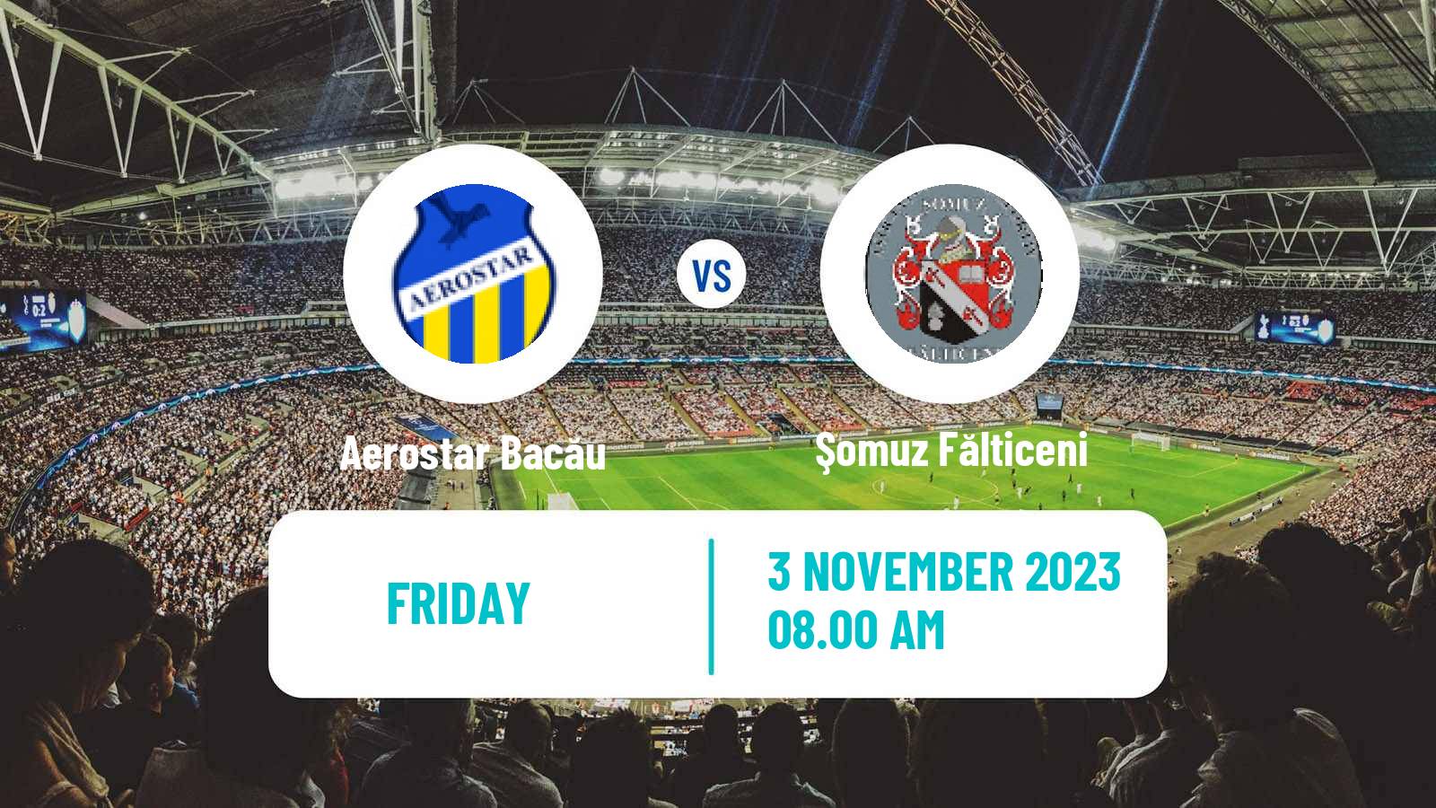 Soccer Romanian Liga 3 - Seria 1 Aerostar Bacău - Şomuz Fălticeni