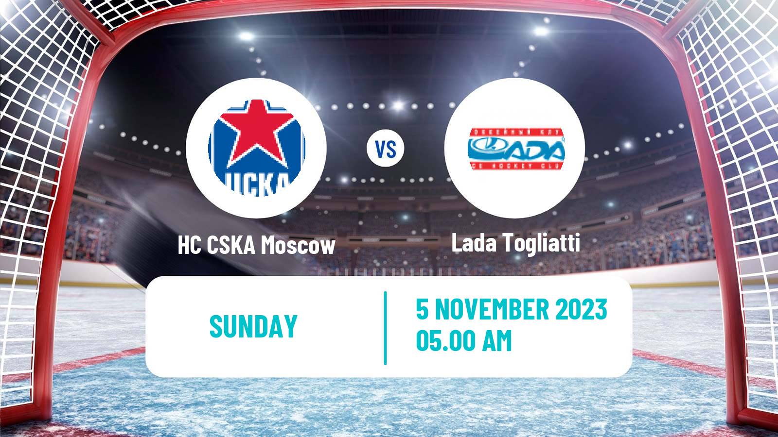 Hockey KHL HC CSKA Moscow - Lada Togliatti