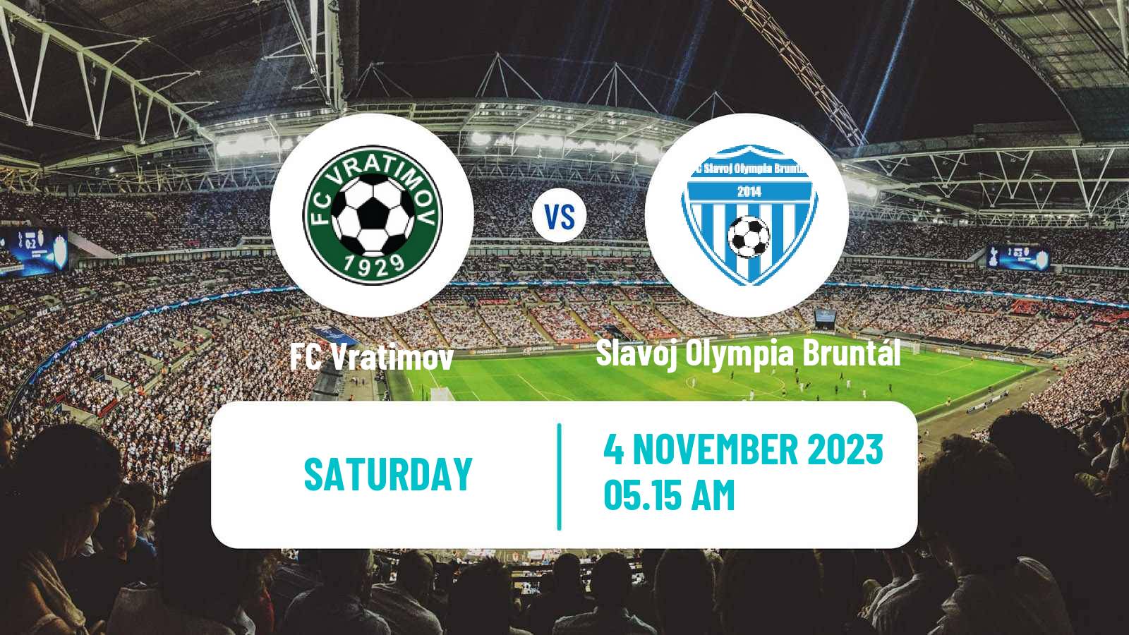 Soccer Czech Division F Vratimov - Slavoj Olympia Bruntál