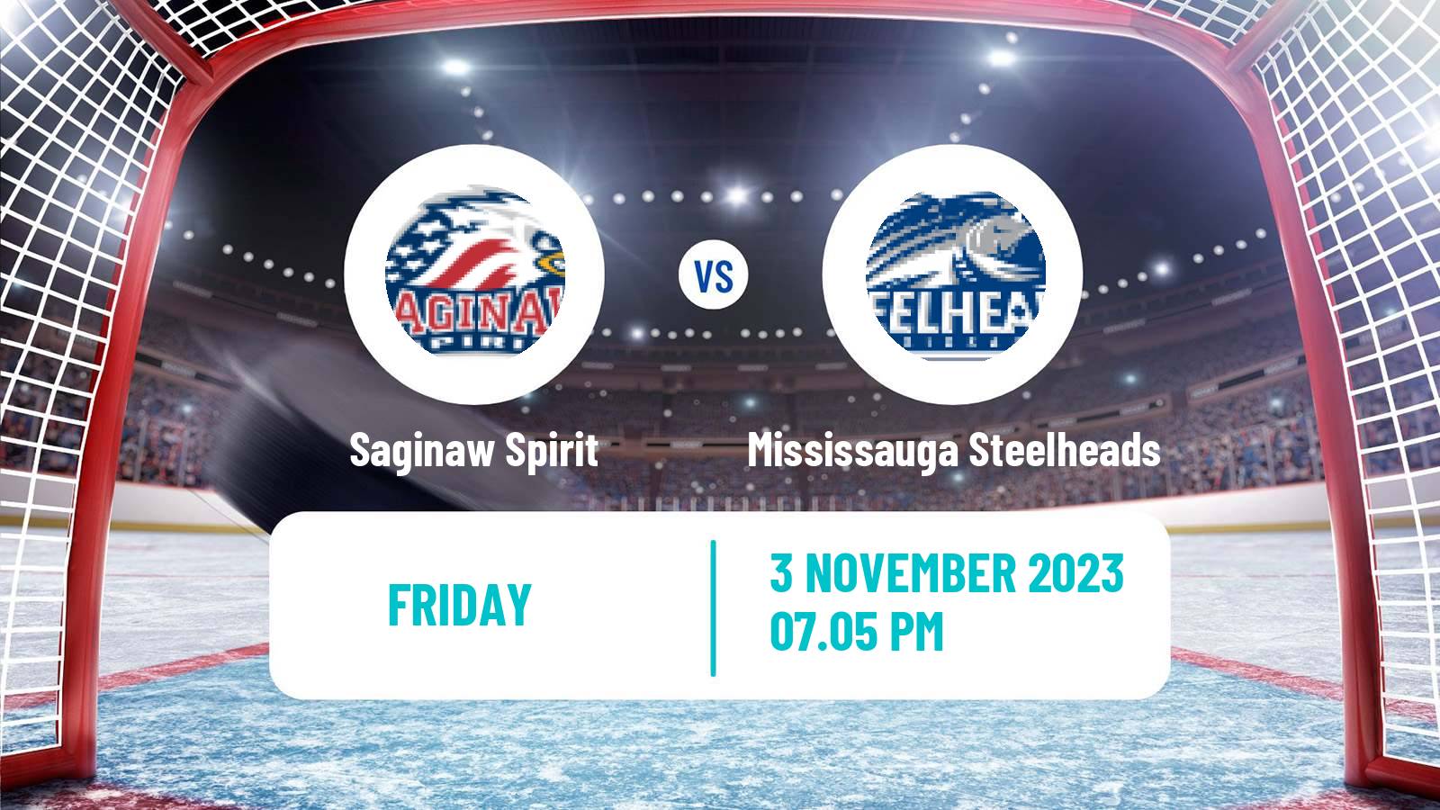 Hockey OHL Saginaw Spirit - Mississauga Steelheads