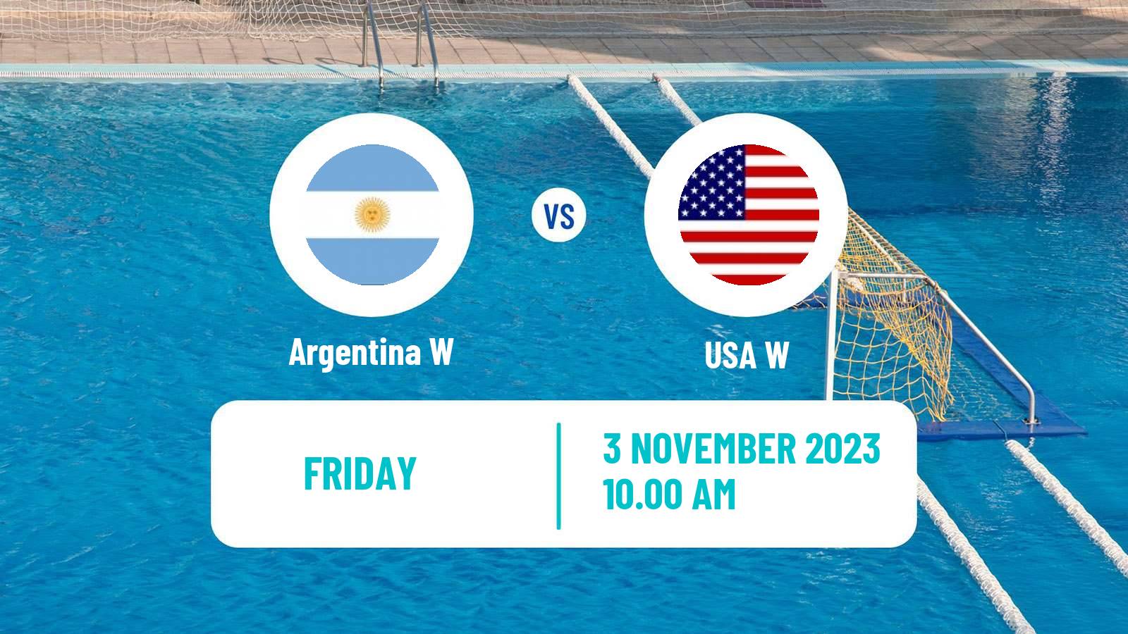 Water polo Pan American Games Water Polo Women Argentina W - USA W