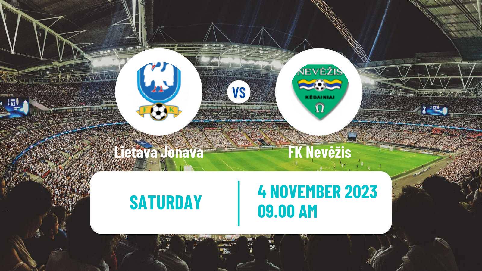 Soccer Lithuanian Division 2 Lietava Jonava - Nevėžis