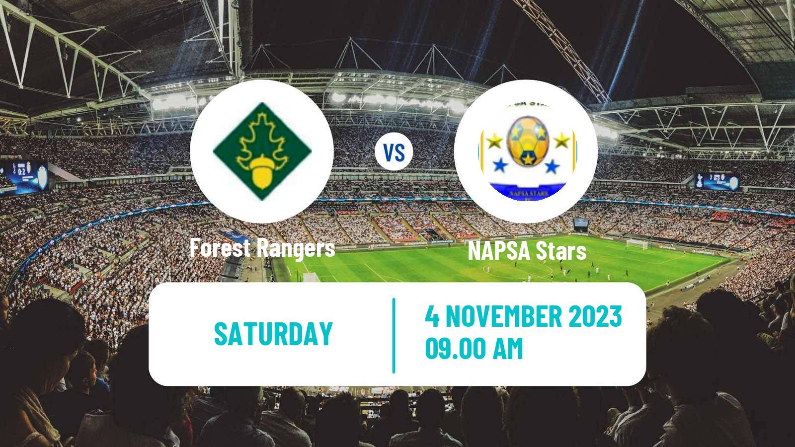 Soccer Zambian Premier League Forest Rangers - NAPSA Stars