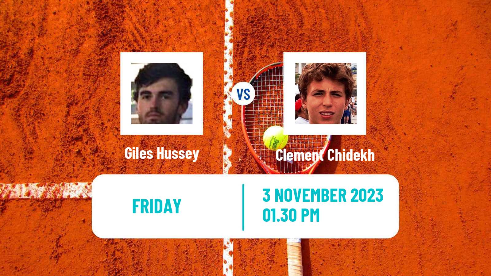 Tennis ITF M25 Edmonton Men Giles Hussey - Clement Chidekh