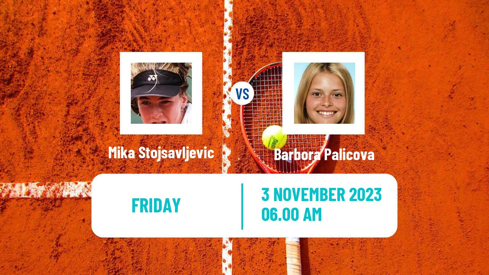 Tennis ITF W25 Sunderland Women Mika Stojsavljevic - Barbora Palicova