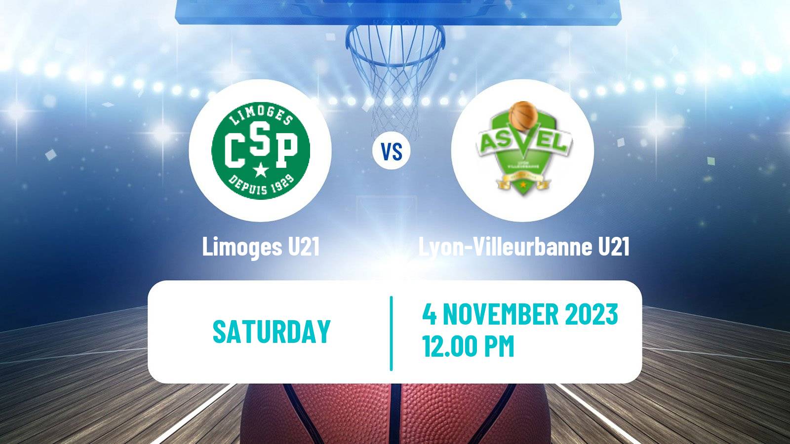 Basketball French Espoirs U21 Basketball Limoges U21 - Lyon-Villeurbanne U21