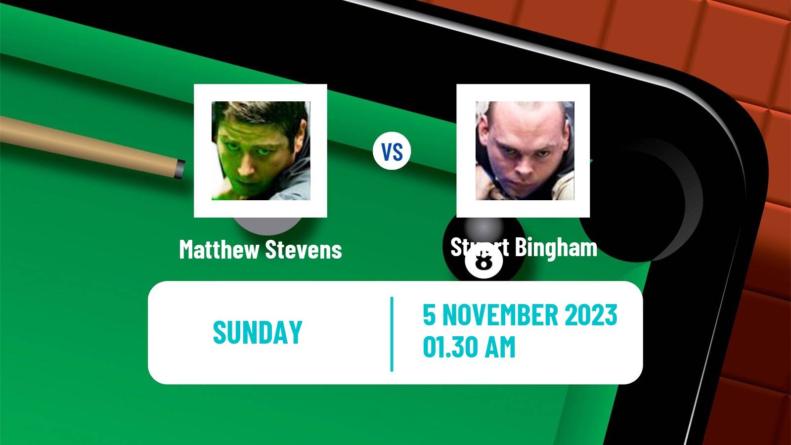 Snooker International Championship Matthew Stevens - Stuart Bingham
