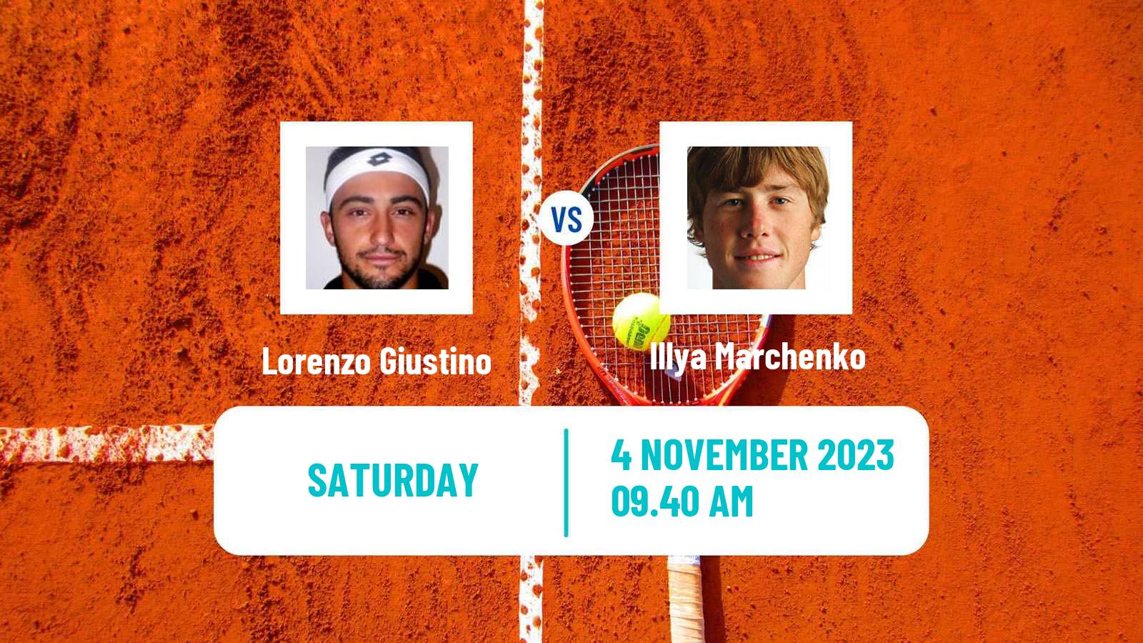 Tennis ATP Sofia Lorenzo Giustino - Illya Marchenko