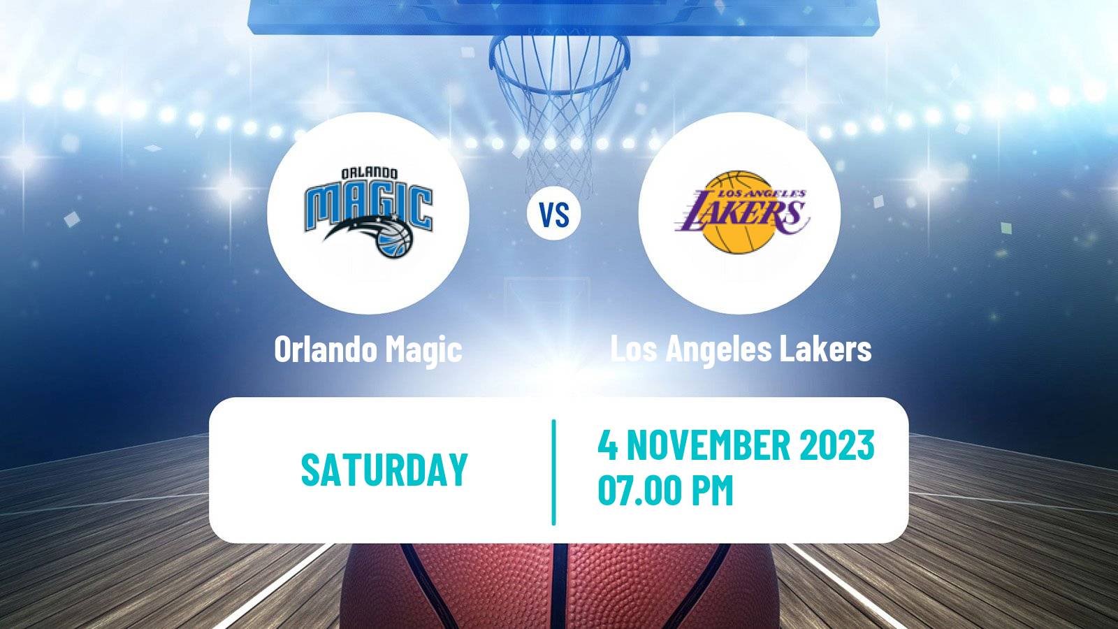 Basketball NBA Orlando Magic - Los Angeles Lakers