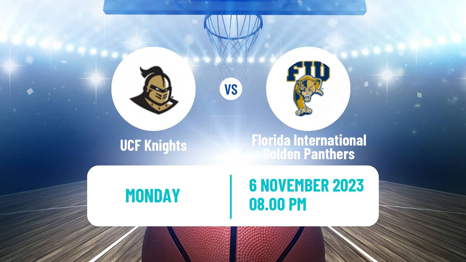 Basketball NCAA College Basketball UCF Knights - Florida International Golden Panthers