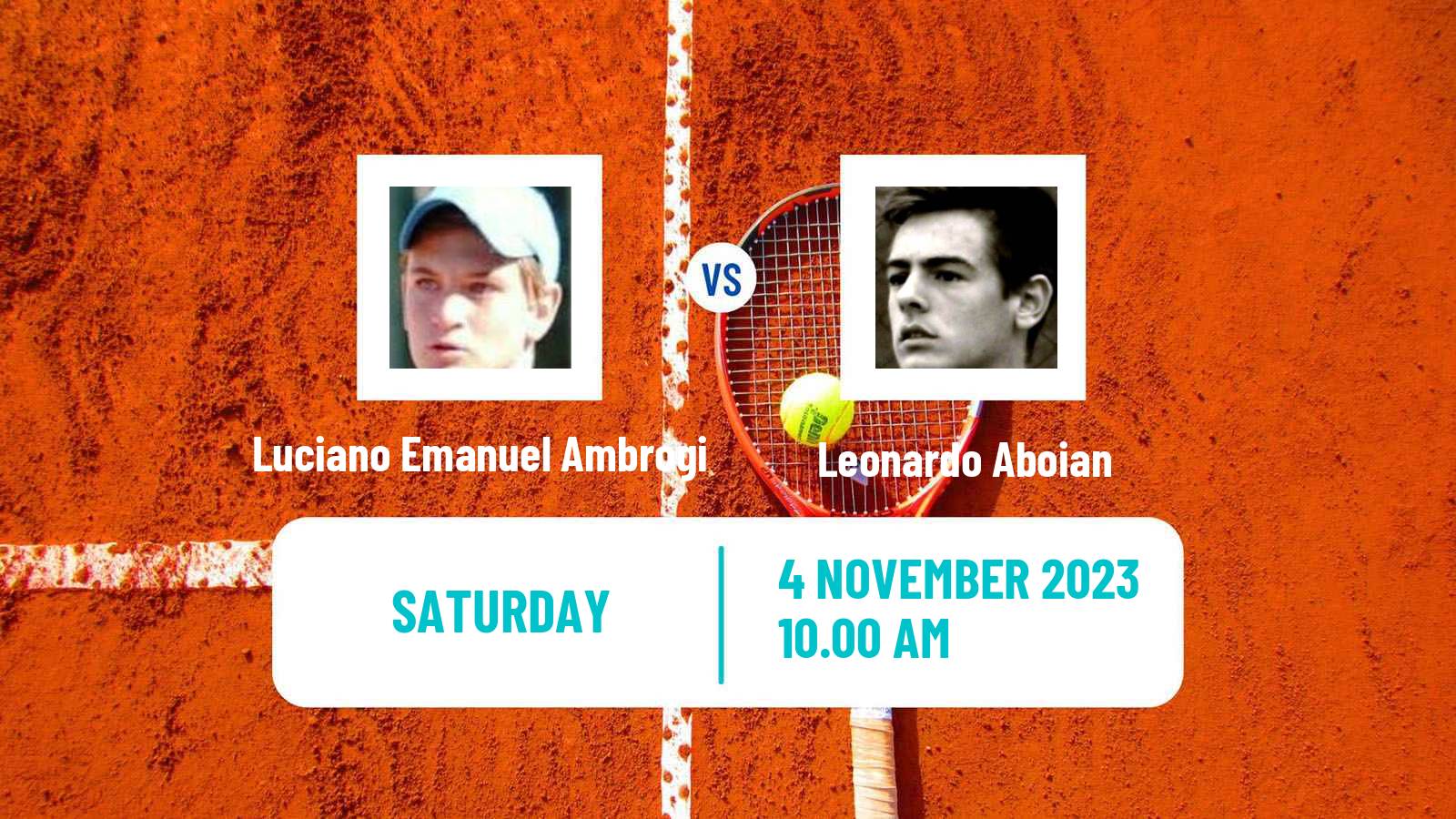 Tennis ITF M15 Villa Maria Men Luciano Emanuel Ambrogi - Leonardo Aboian