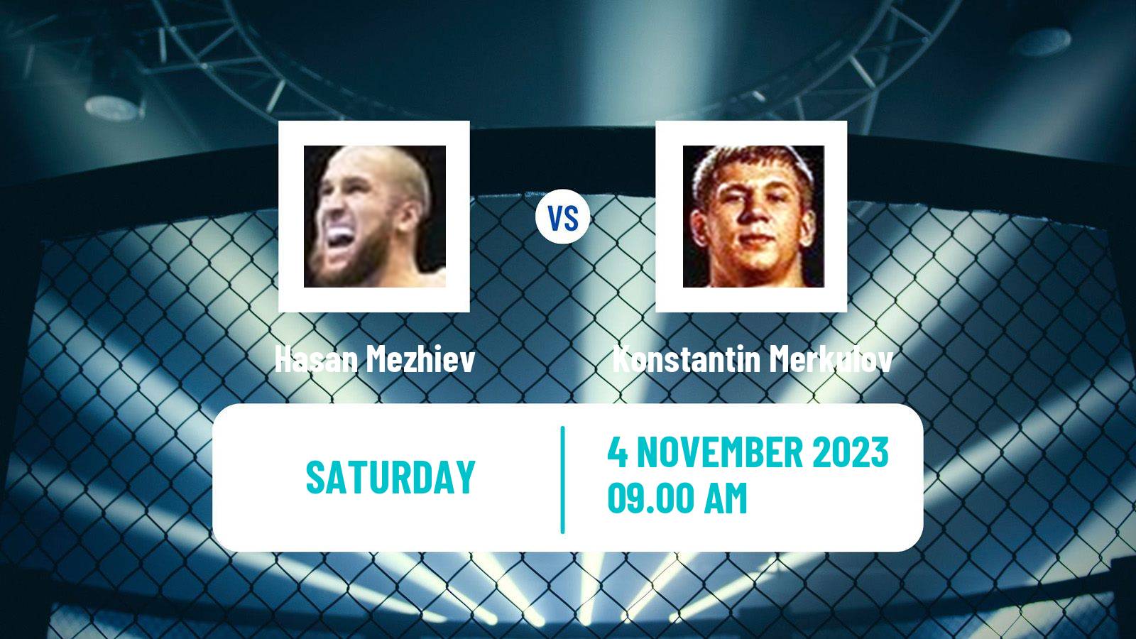 MMA Light Heavyweight Rizin Men Hasan Mezhiev - Konstantin Merkulov