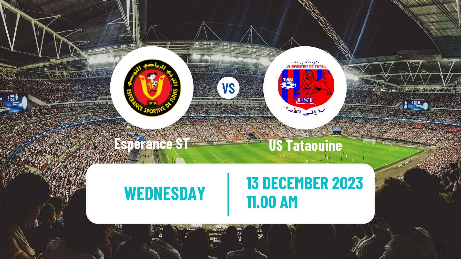 Soccer Tunisian Ligue Professionnelle 1 Espérance ST - Tataouine
