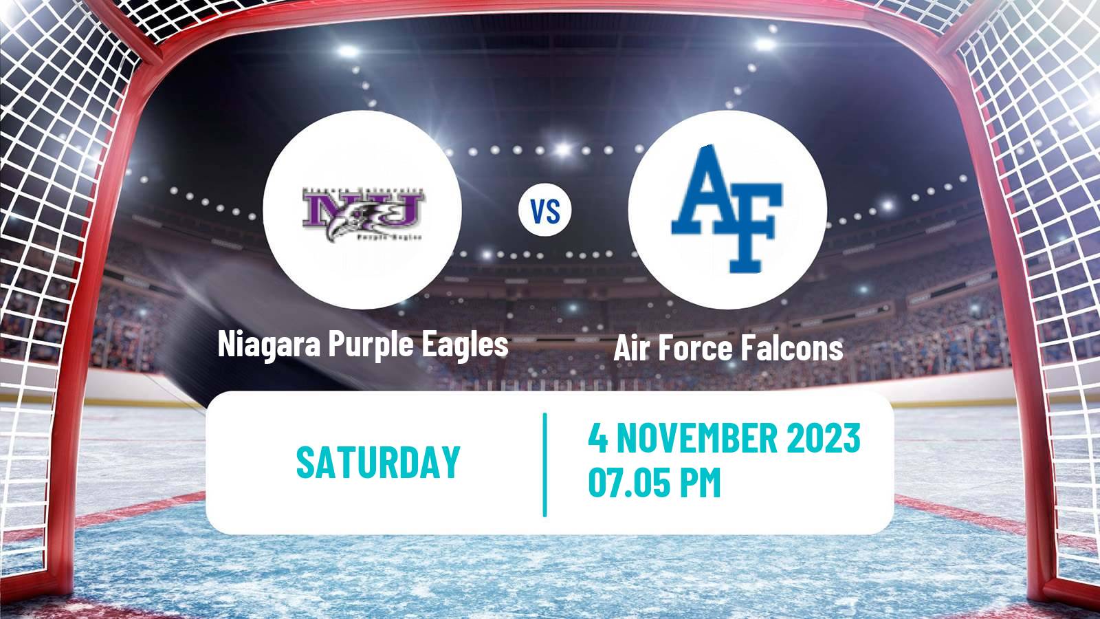 Hockey NCAA Hockey Niagara Purple Eagles - Air Force Falcons