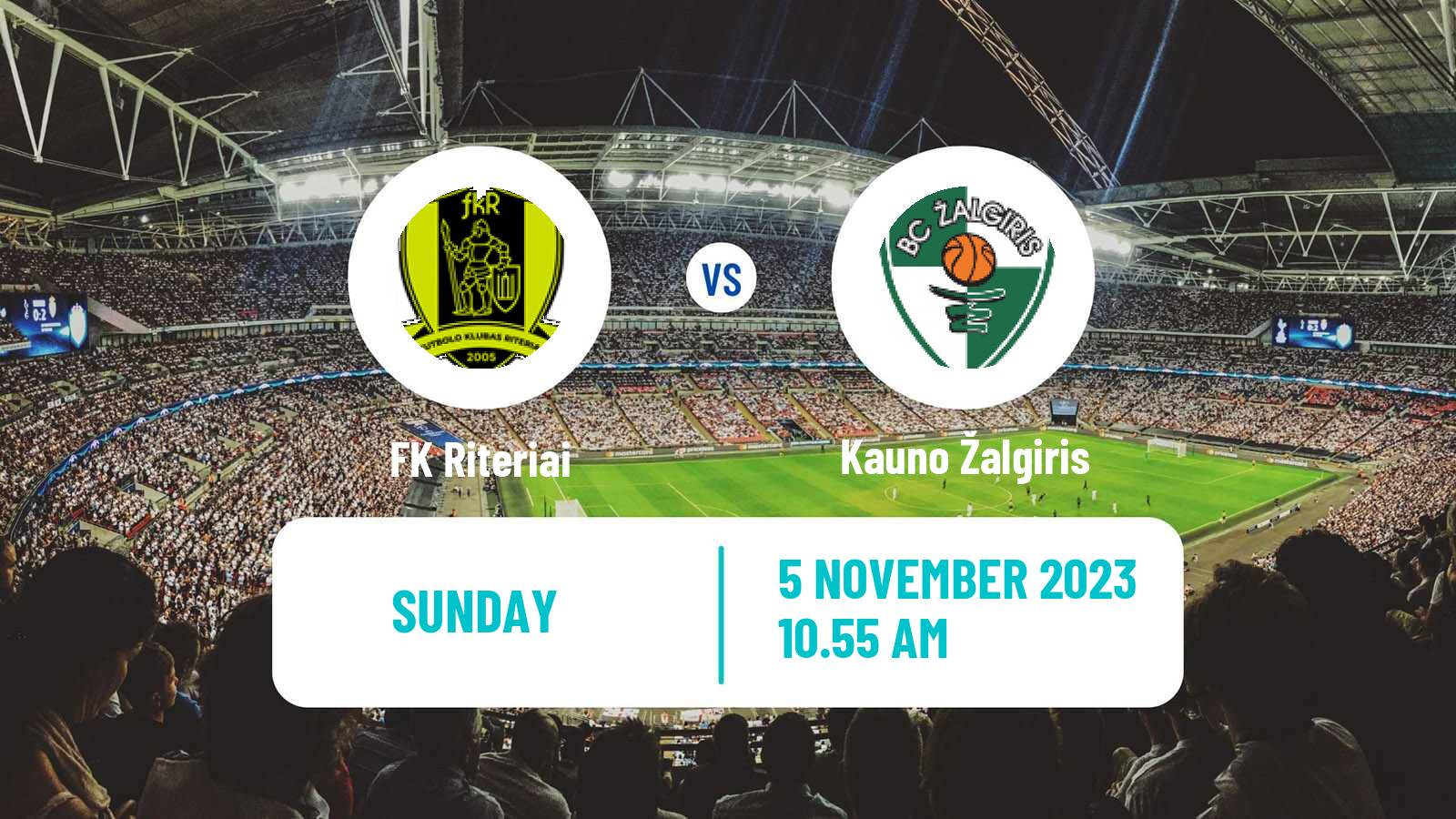 Soccer Lithuanian A Lyga Riteriai - Kauno Žalgiris