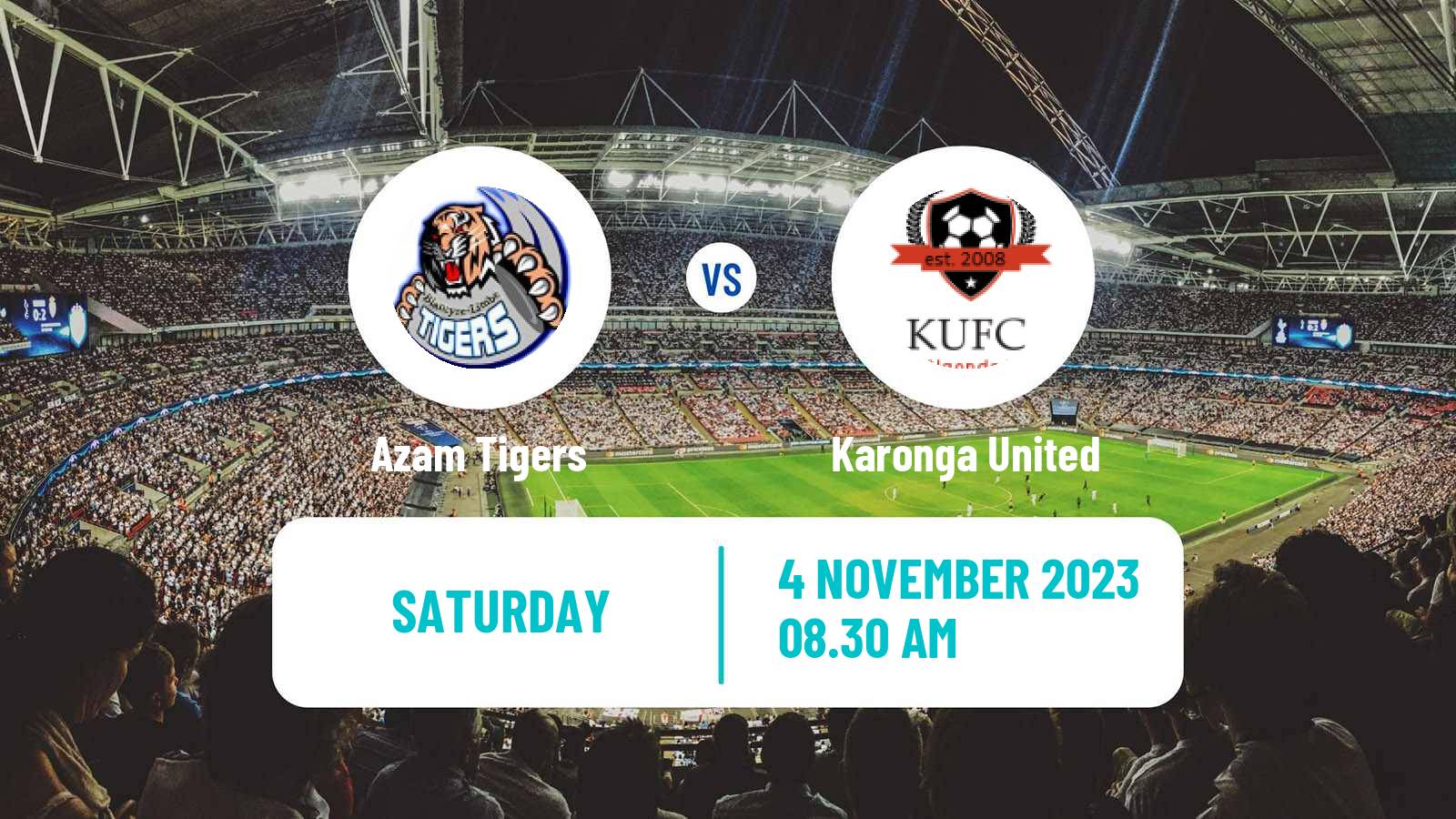 Soccer Malawi Premier Division Azam Tigers - Karonga United