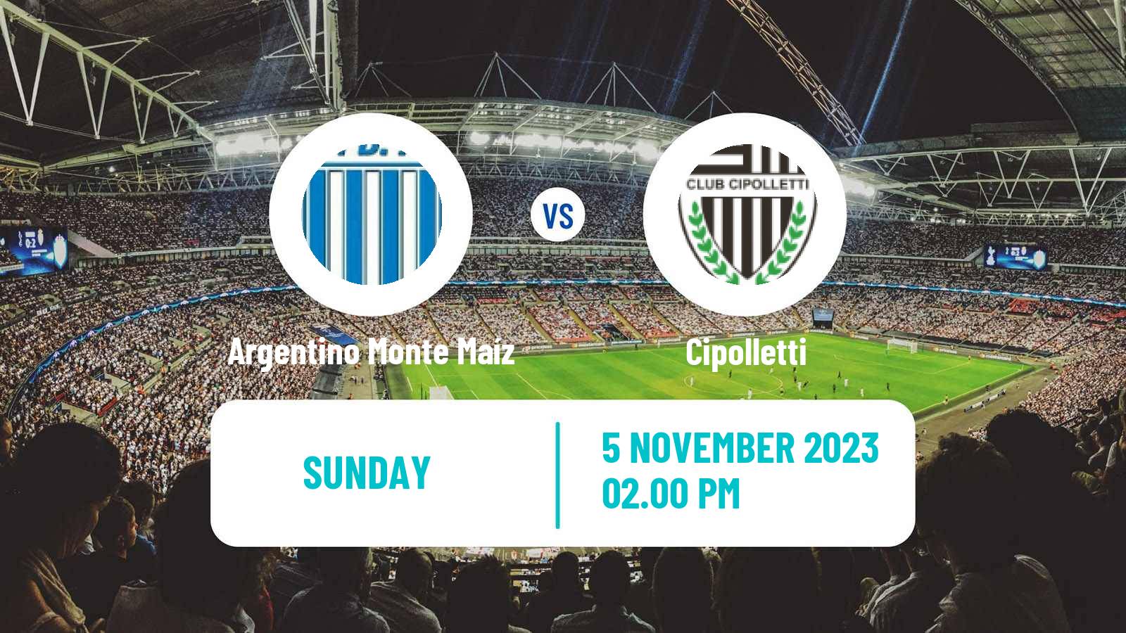 Soccer Argentinian Torneo Federal Argentino Monte Maíz - Cipolletti