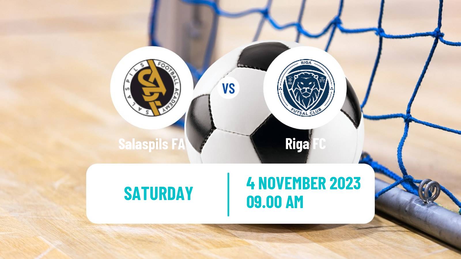 Futsal Latvian Virsliga Futsal Salaspils FA - Riga FC